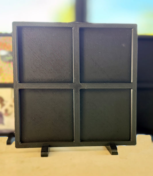 Free-standing Frame with 4- 2"x2" magnets